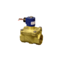 Gc Valves 2" NPT, 2-Way Brass Solenoid Valve, Closed, Buna, 120/60, Orifice Dia.: 1-1/4" S211GF02N5JJ2